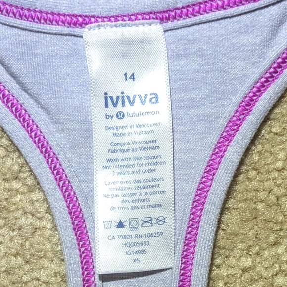 Ivivva by Lululemon Tank Top / Ivivva Racerback Tank - Picture 4 of 6